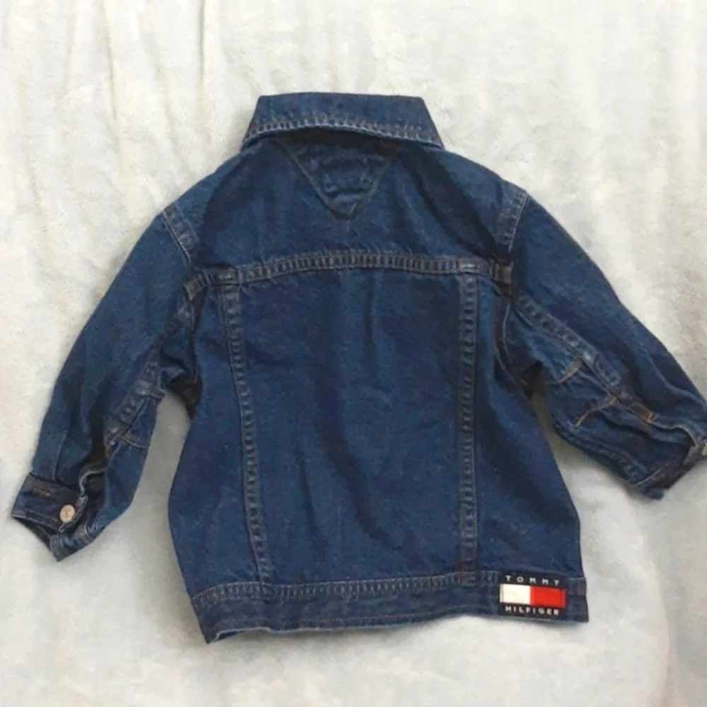 Tommy Hilfiger Snap Up Denim Jean Jacket 18-24 months VTG 1990s